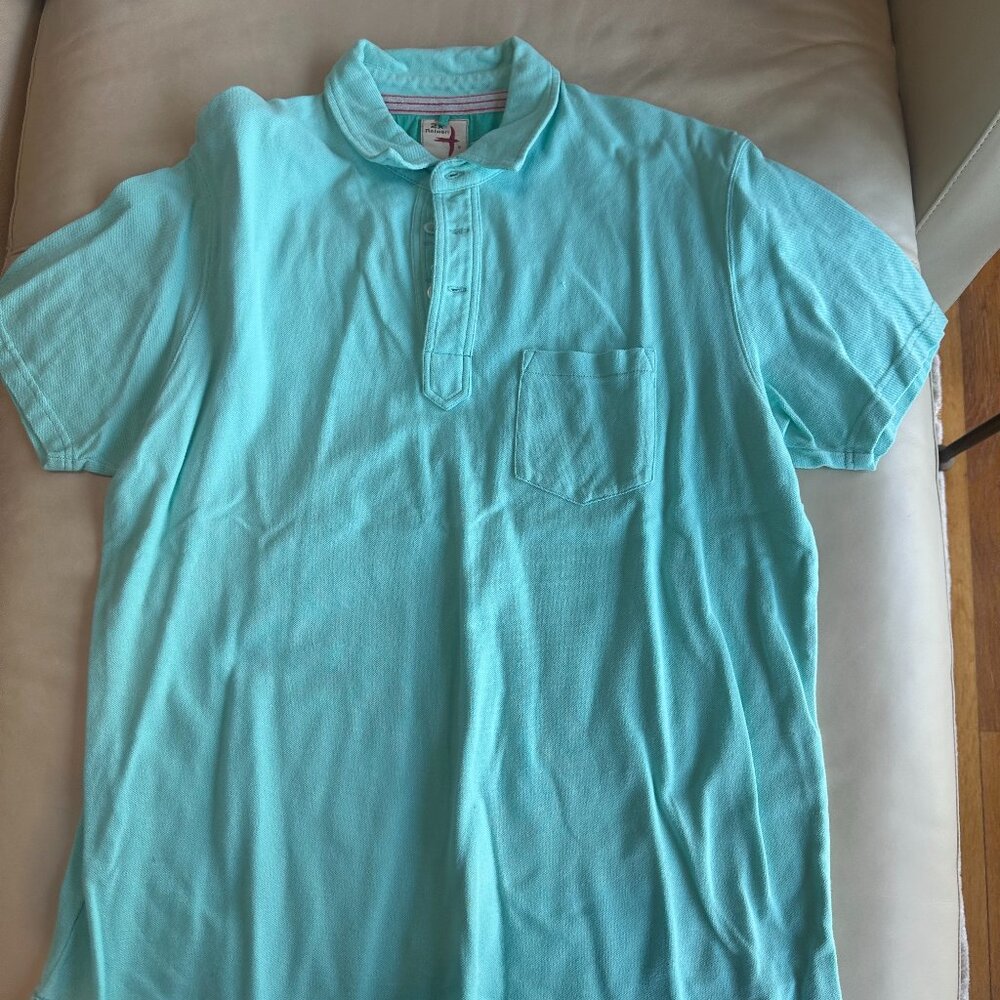 Relwen men's polo - Aqua - XXL